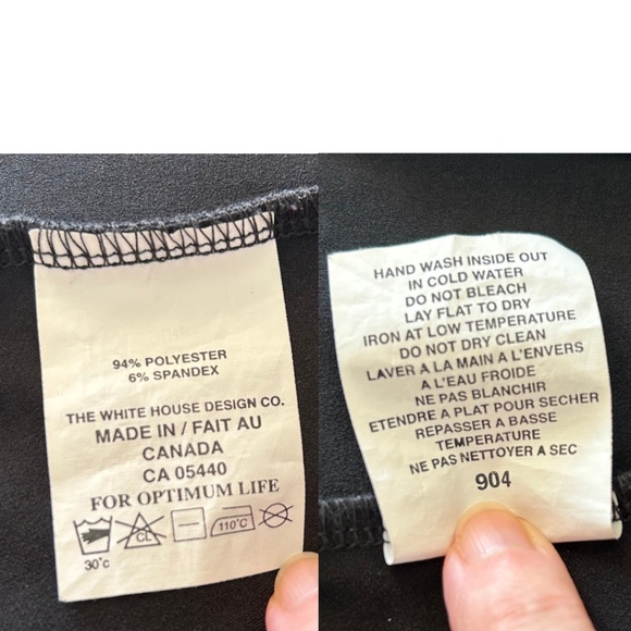 Sympli Unity Henley Tunic Black/Silver Buttons Size 10 - Picture 9 of 14